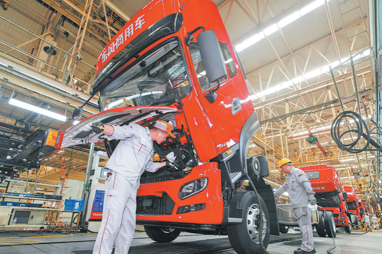 Source image accompanying: Automation drives greener truck manufacturing